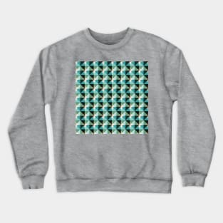 Retro Geometric Crewneck Sweatshirt